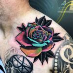 Мужские татуировки с цветами: бывает стильно (48 фото) 7 тату
