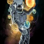 Картинки на тему "Космонавт" (64 рисунка) 37 котики