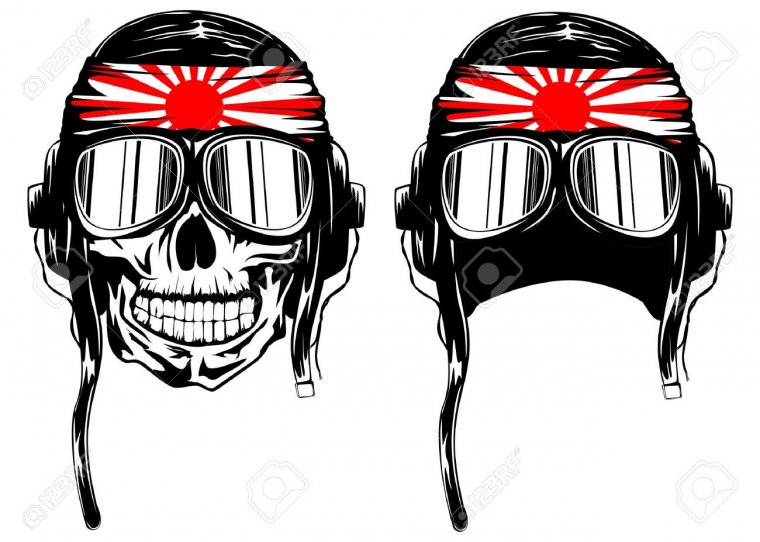 Череп в шлеме