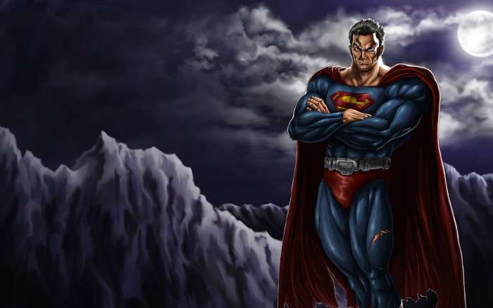 Арты на тему "Супермен" (50 рисунков) 42