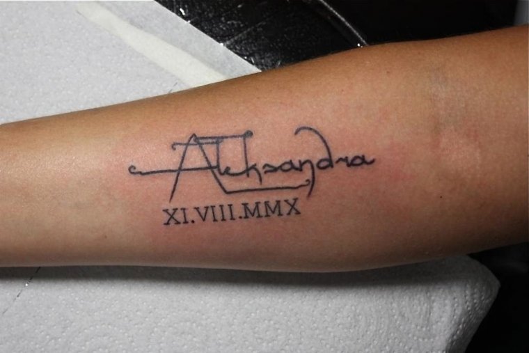 Татуировки с именем ребенка (35 фото) 12 Татуировки с именем ребенка (35 фото) 11 тату