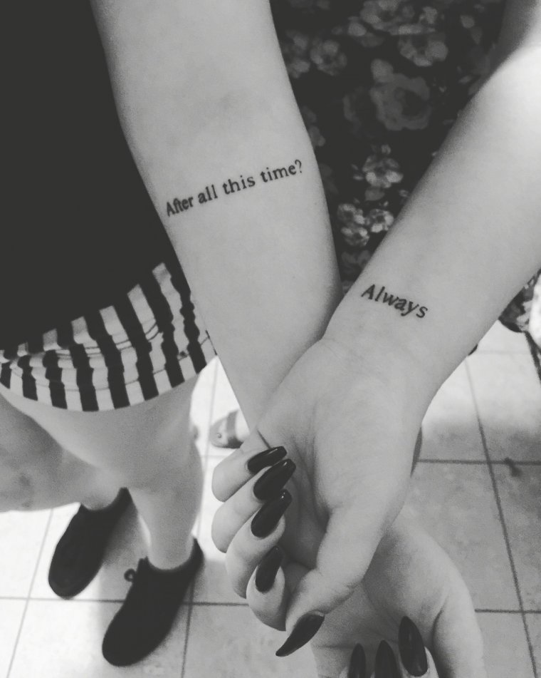 After all this time always тату