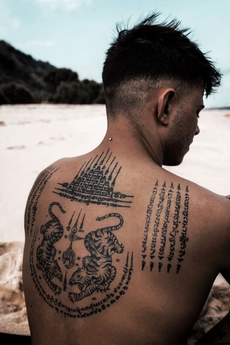 Cool Tattoo For Men Simple And Beautiful Back Tattoo  फट शयर