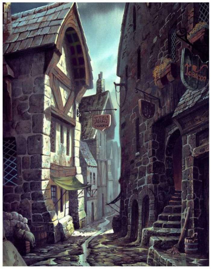 Улицы средневекового города (67 картинок) 21