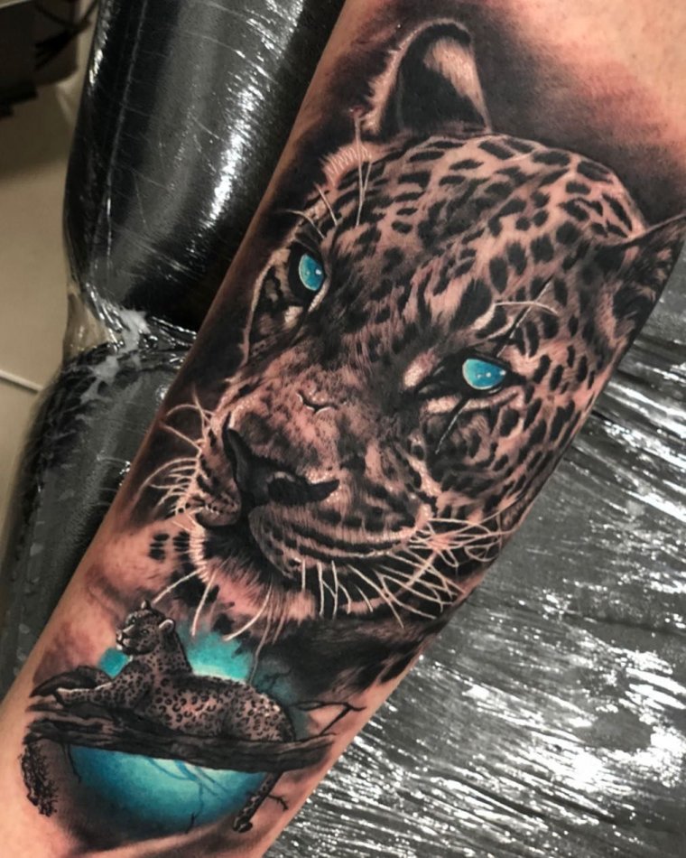 тигр татуировка