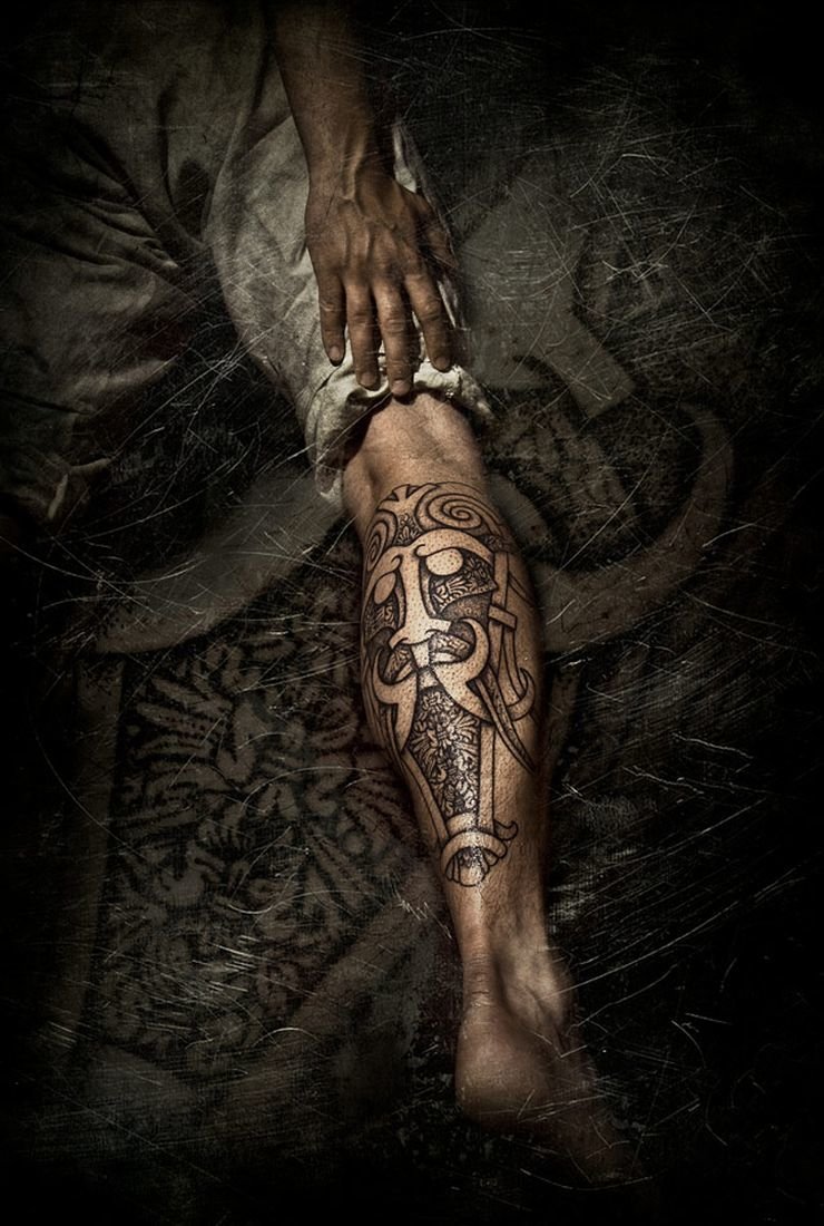 Славянские тату для мужчин (34 фото)