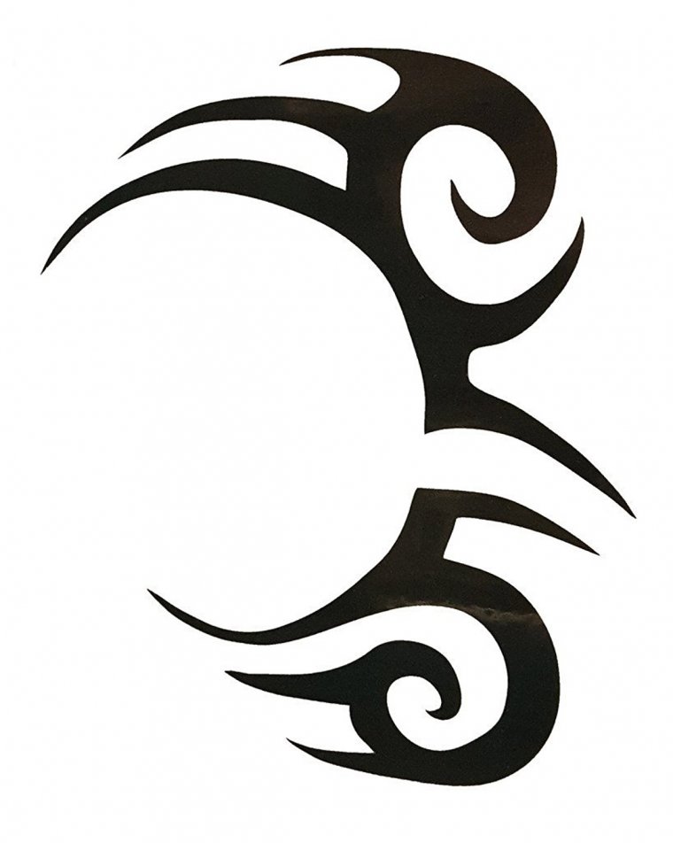 Тату эскизы на лице (48 фото) 24 Тату схема