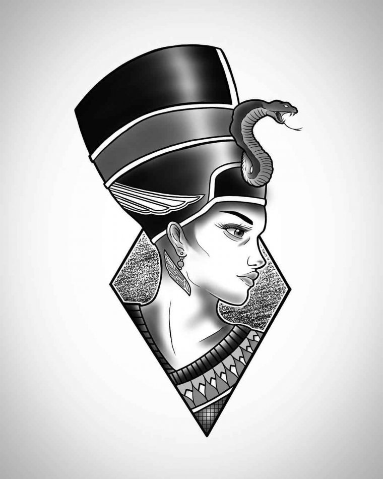 Нефертити эскиз