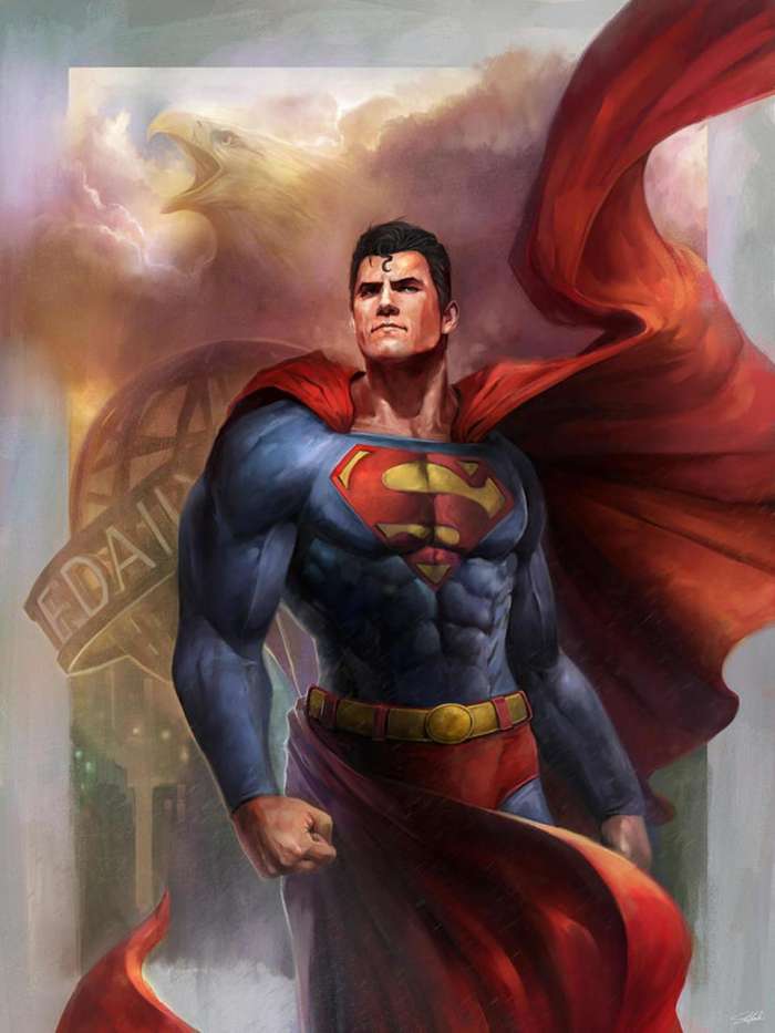 Арты на тему "Супермен" (50 рисунков) 6