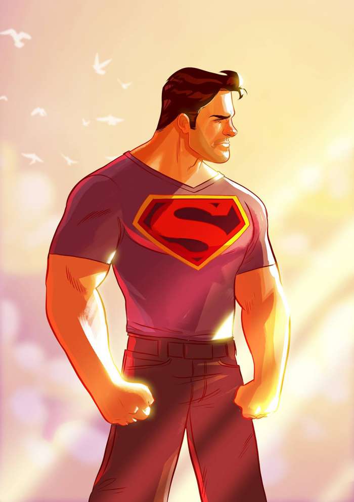 Арты на тему "Супермен" (50 рисунков) 18