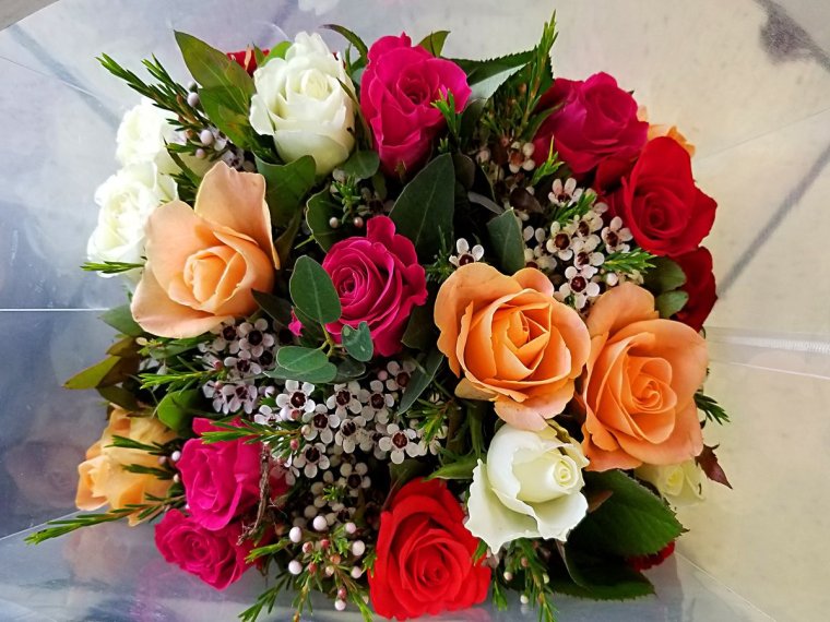 Красивый букет цветов для женщины
