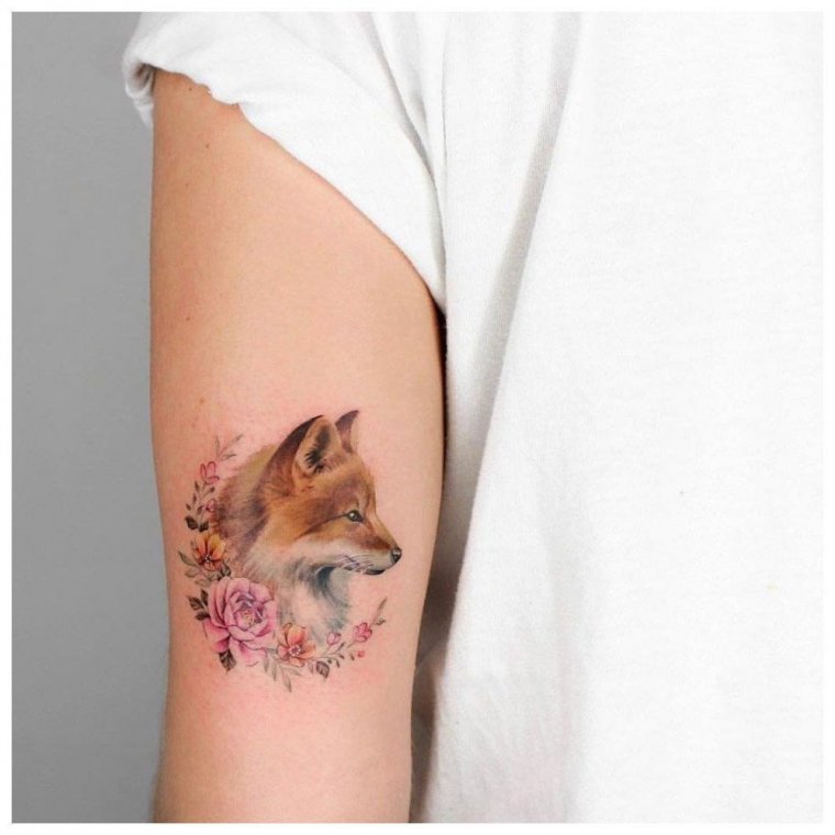 Тату лисица