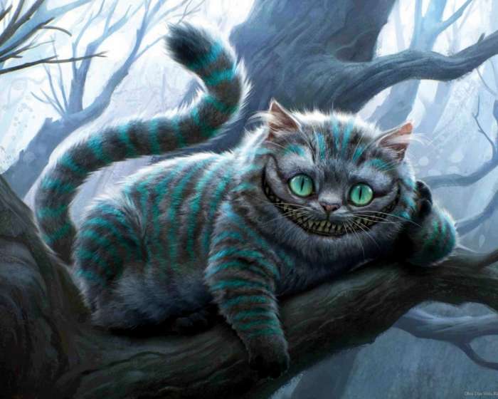 Чеширский кот на рисунках 18