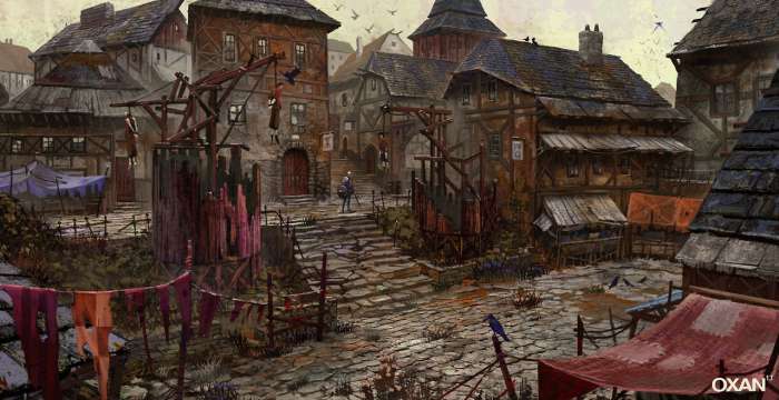 Улицы средневекового города (67 картинок) 22