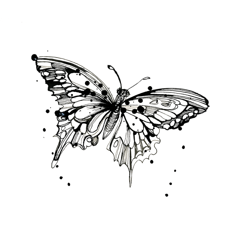 Эскизы бабочек для тату (39 фото) 3 Эскизы бабочек для тату (39 фото) 3 тату