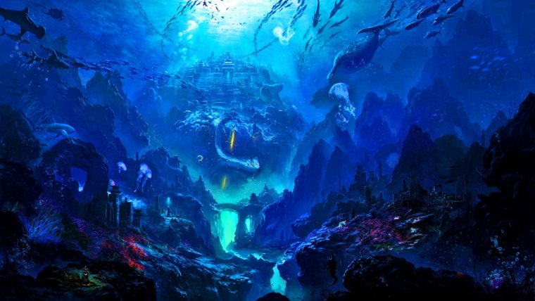 Подземное море и подводные пещеры (45 фото) 45