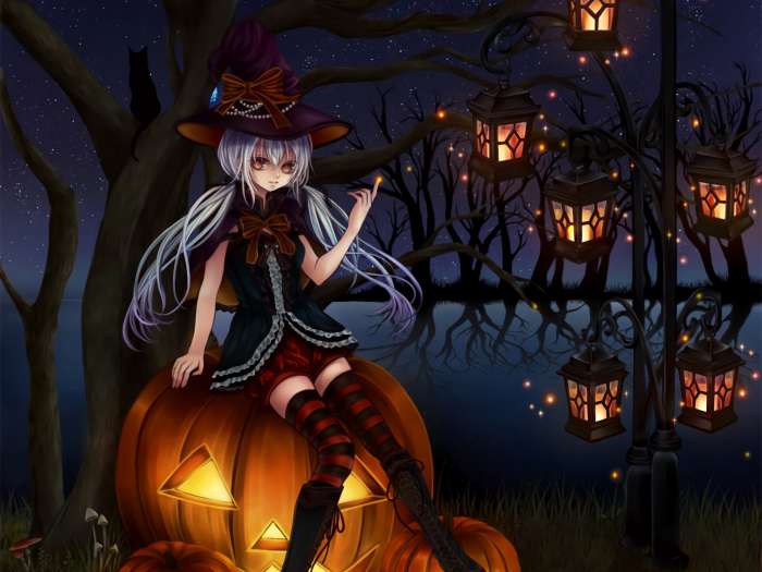 Хэллоуин - красивые рисунки по теме 8