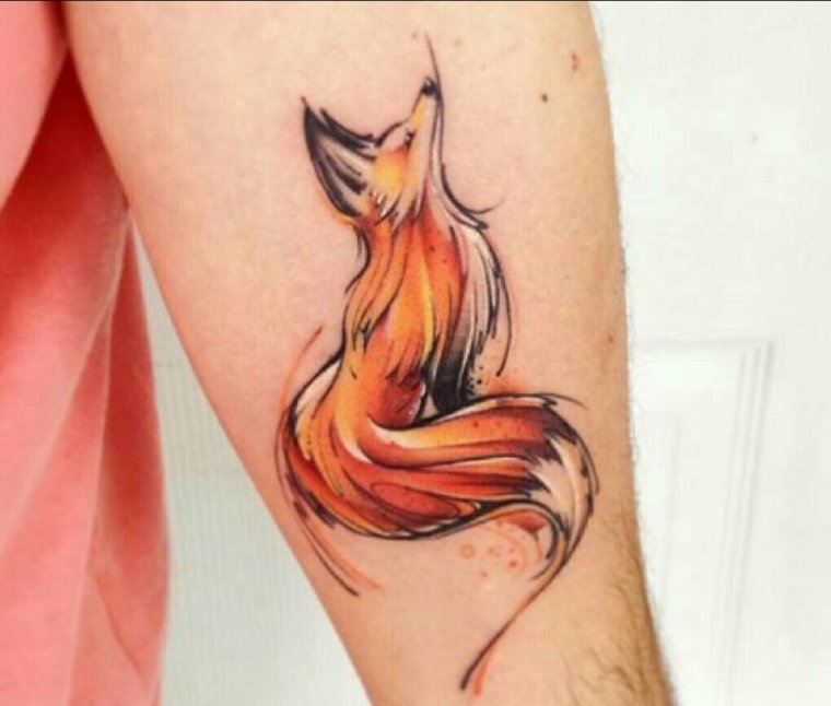 Тату лисы