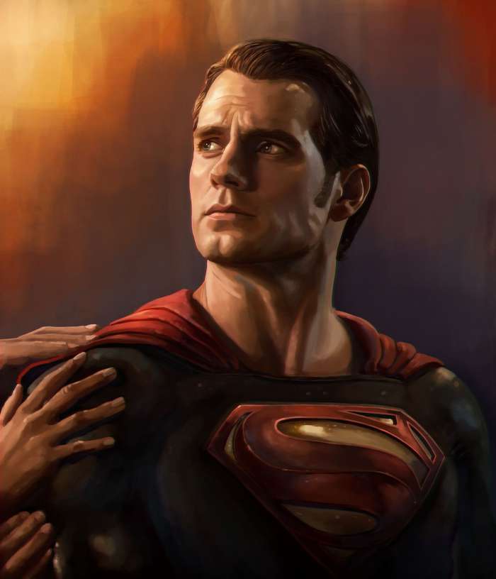 Арты на тему "Супермен" (50 рисунков) 17