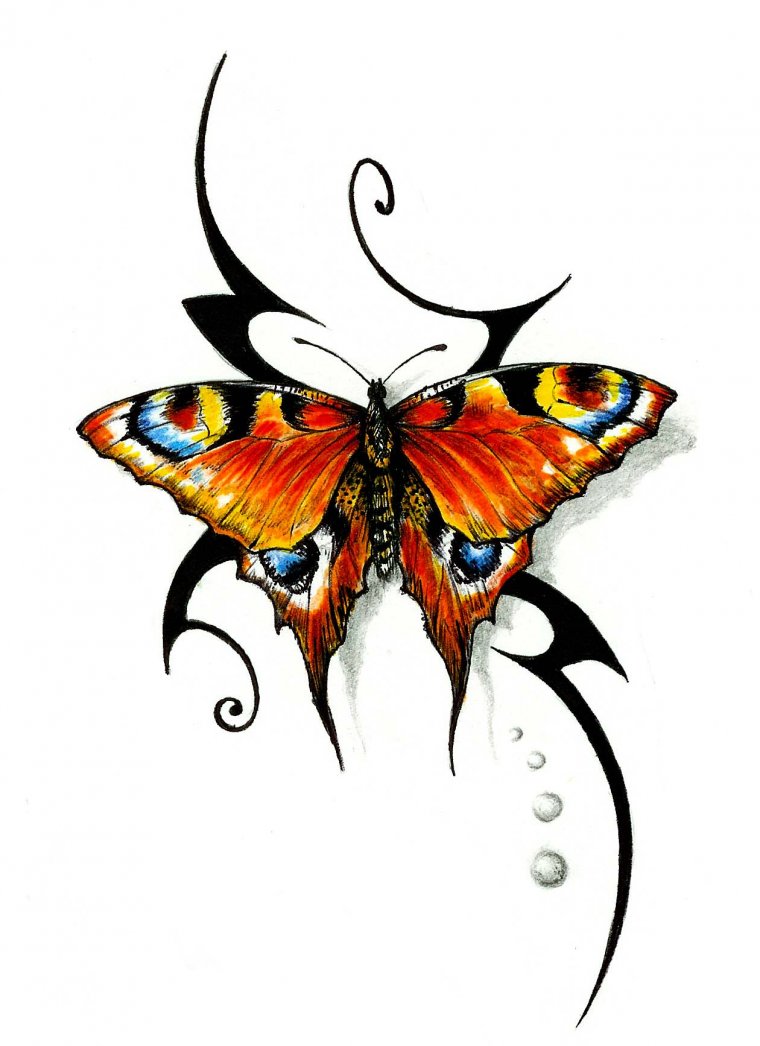 Эскизы бабочек для тату (39 фото) 29 Эскизы бабочек для тату (39 фото) 28 тату