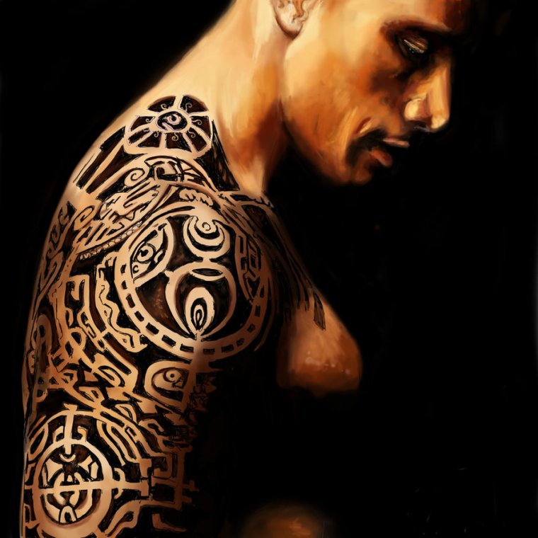 Dwayne Johnson тату