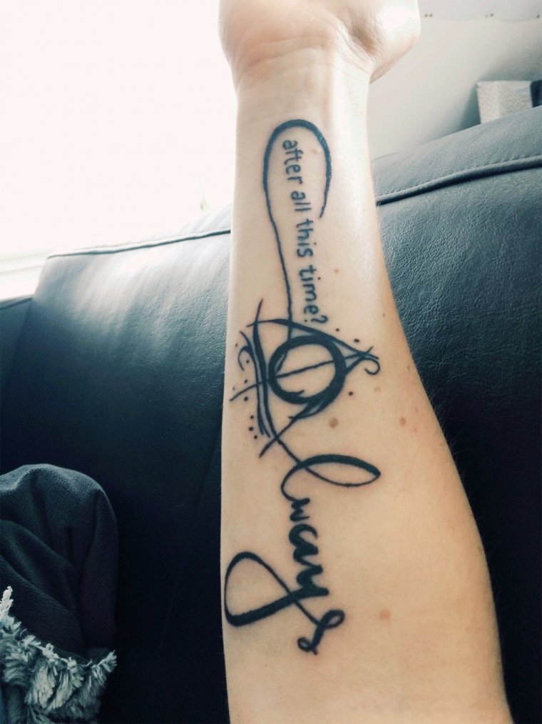 Татуировка дары смерти always