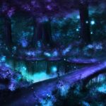 Светлячки в лесу - ярко нарисовано 47 селфи девушек