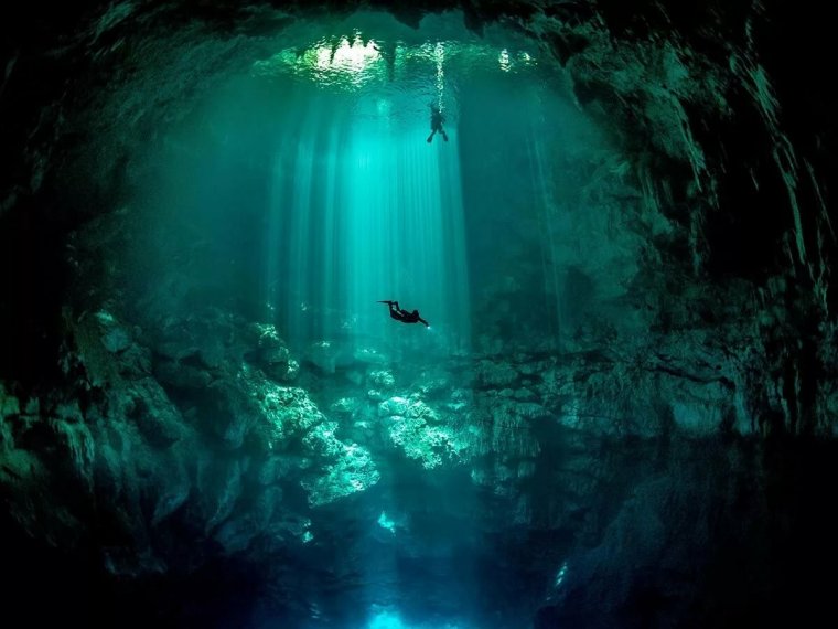 Подземное море и подводные пещеры (45 фото) 22