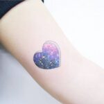 Татуировки - космос для девушек на руку (48 фото) 10 тату