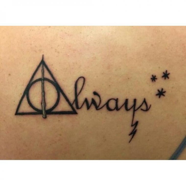 Татуировки по Гарри Поттеру always