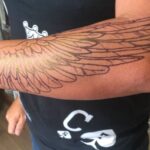 Татуировка крыло на руке (48 фото) 74