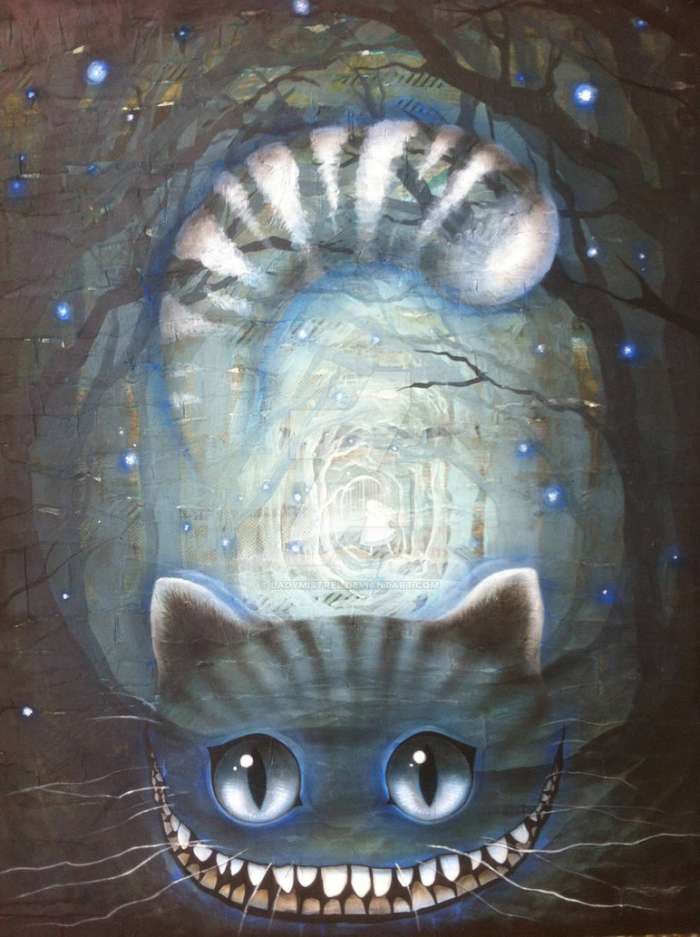 Чеширский кот на рисунках 2