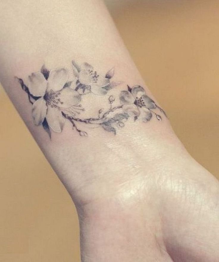 Женские татуировки на запястье (48 фото)