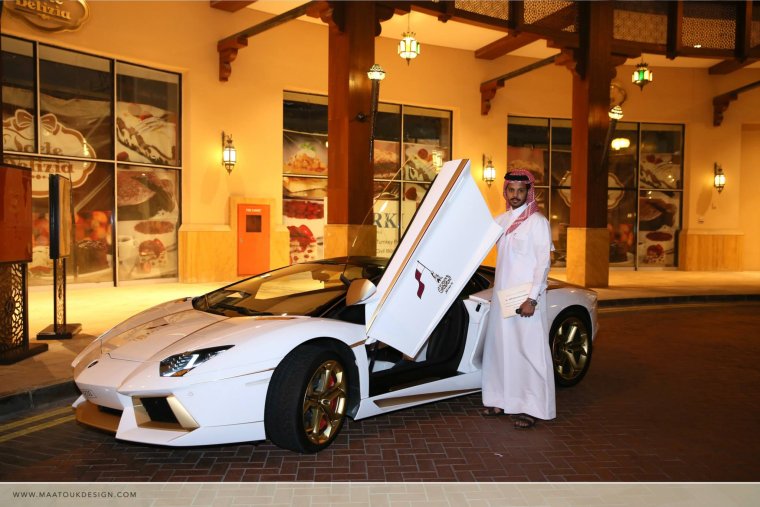 Ламборджини авентадор принца Дубая