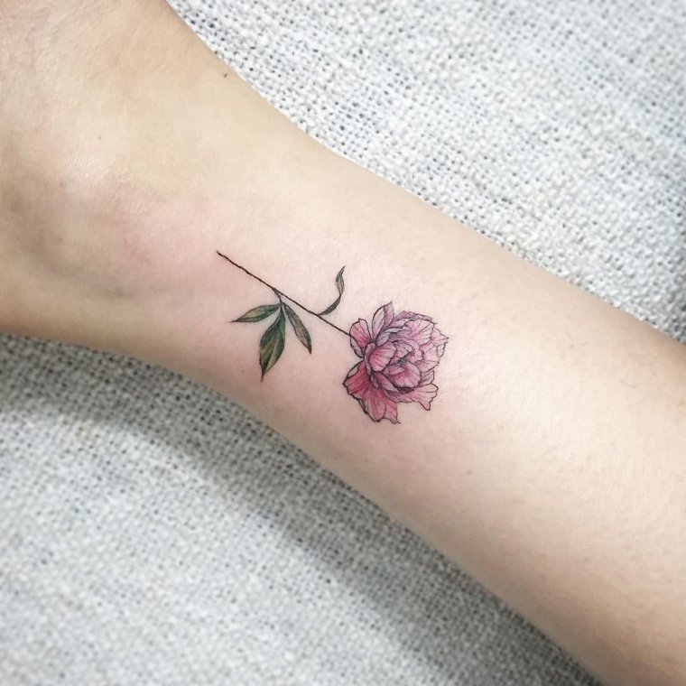 Цветы татуировки