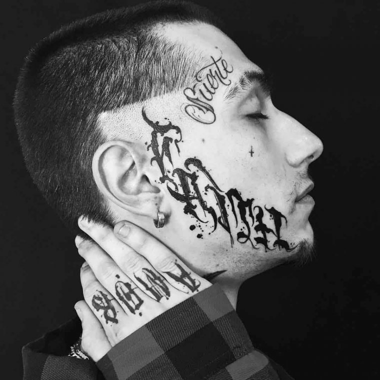 Тату эскизы на лице (48 фото) 23 'CRBP nfnebhjdjr YF kbwj