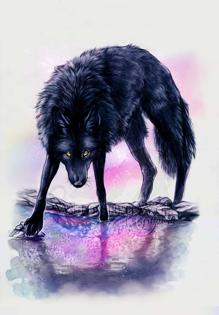 Арты: Черный волк (51 фото) 7