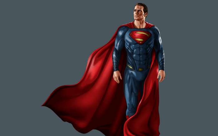 Арты на тему "Супермен" (50 рисунков) 37