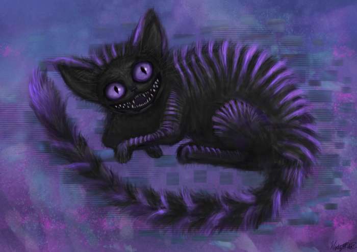 Чеширский кот на рисунках 20