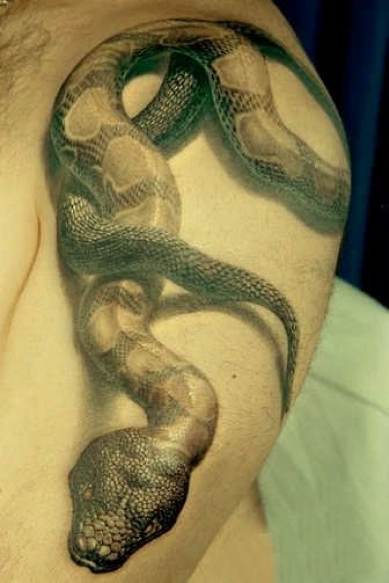 Значение тату змея