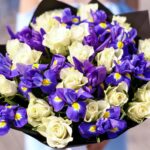 Букеты с ирисами - нежные цветы (63 фото) 36