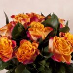 Букеты из оранжевых роз (60 фото) 25