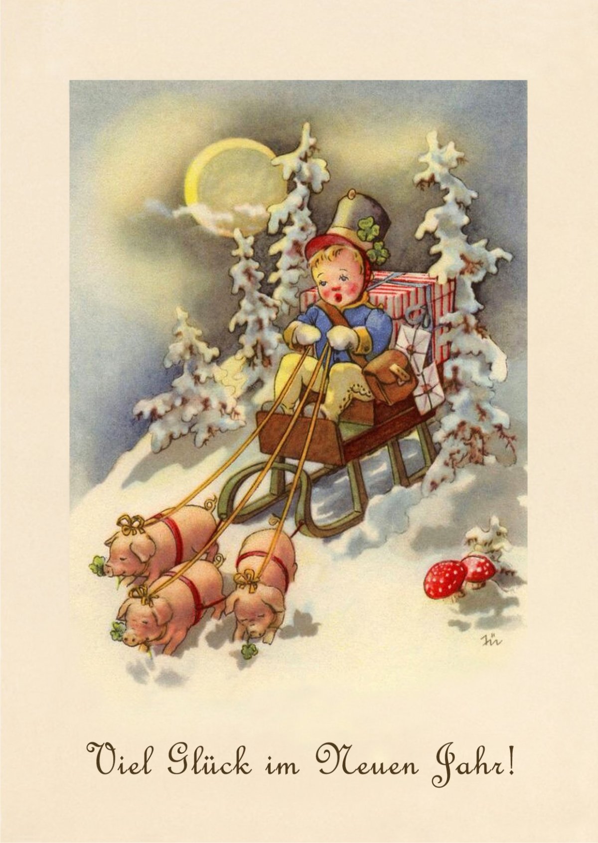 Поздравительные открытки с Рождеством на немецком 15