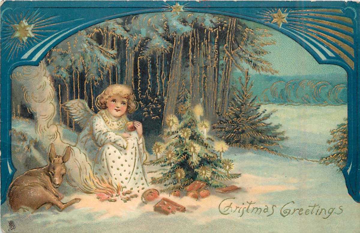 Поздравительные открытки с Рождеством на немецком 17