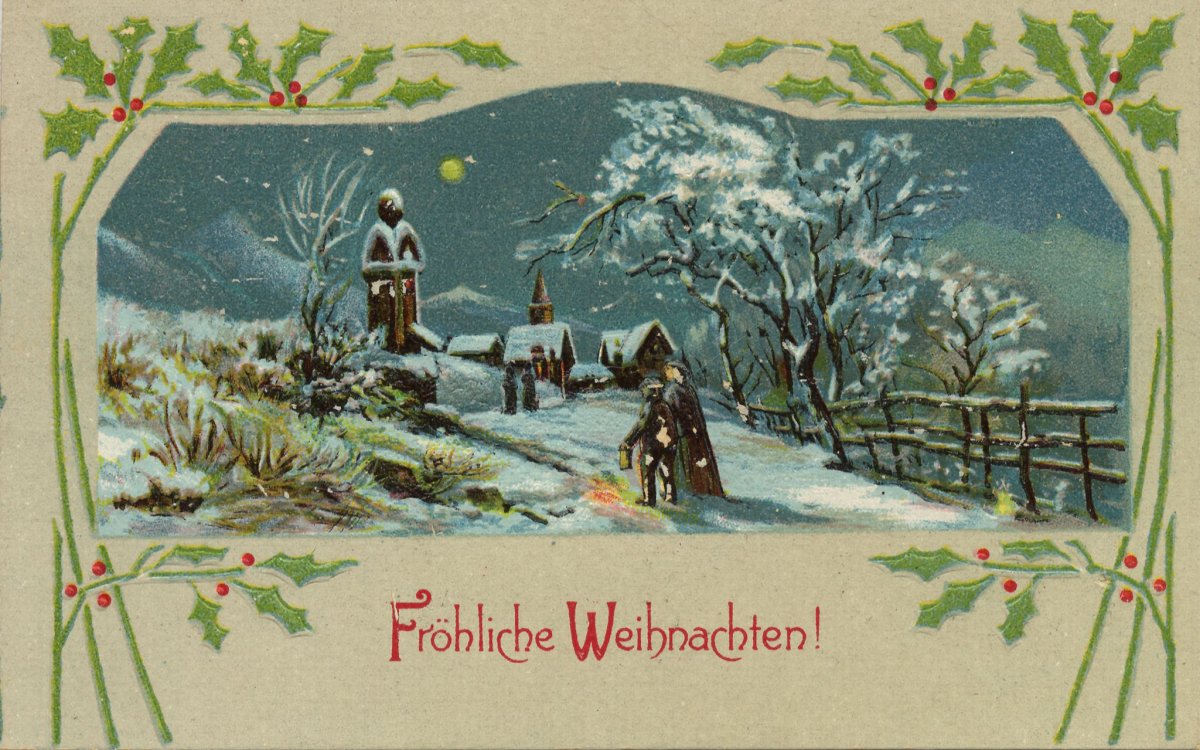 Поздравительные открытки с Рождеством на немецком 4