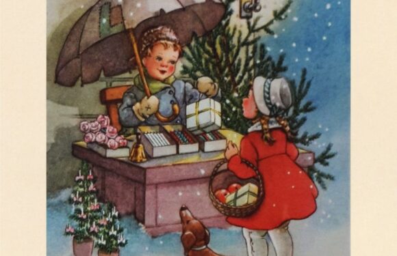 Поздравительные открытки с Рождеством на немецком