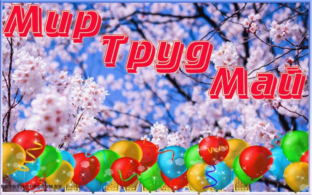Открытки с 1 мая - подборка 13 открытки