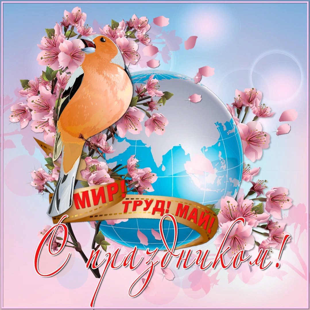 Открытки с 1 мая - подборка 6 открытки