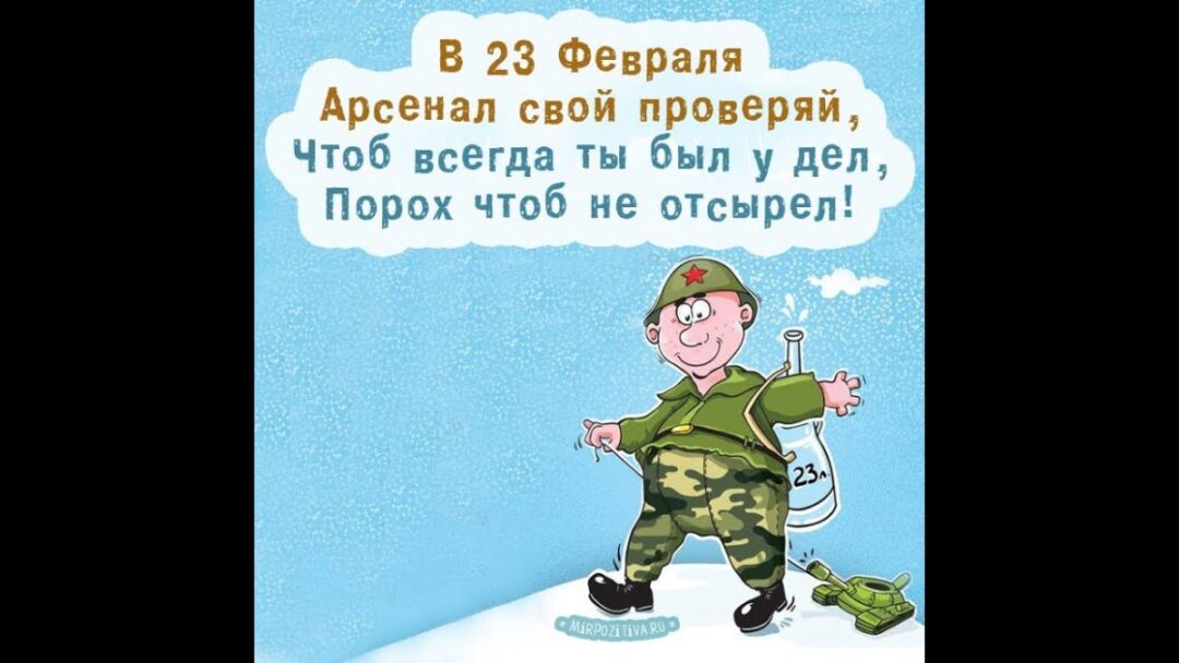 Прикольные поздравления с 23 февраля 24
