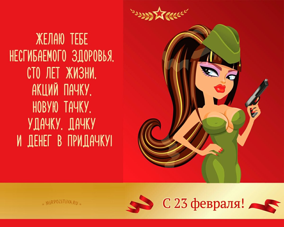 Прикольные поздравления с 23 февраля 13